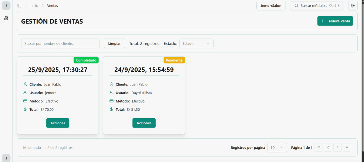 Dental Control Dashboard