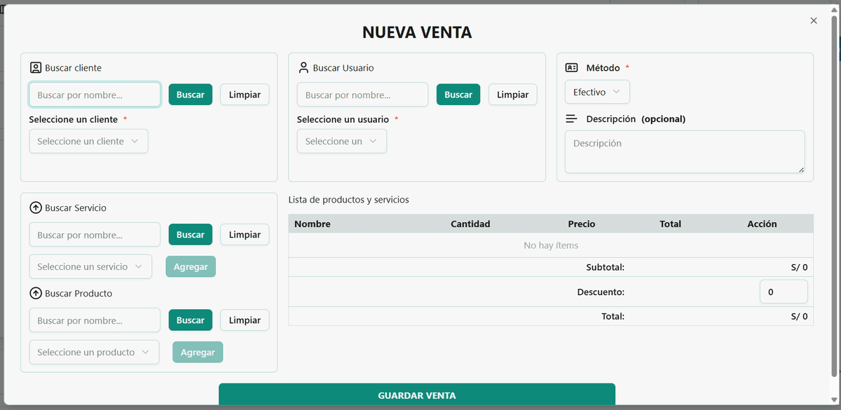 Dental Control Dashboard