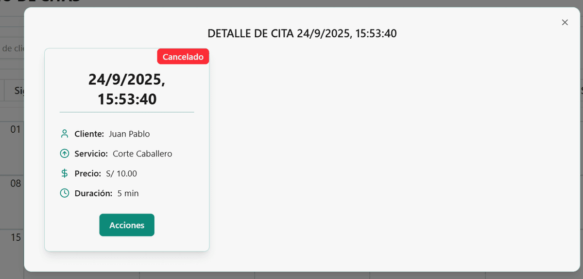 Dental Control Dashboard